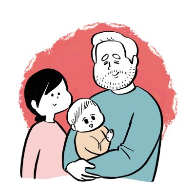ヒロコとガイック二人の出会いと歴史を語る